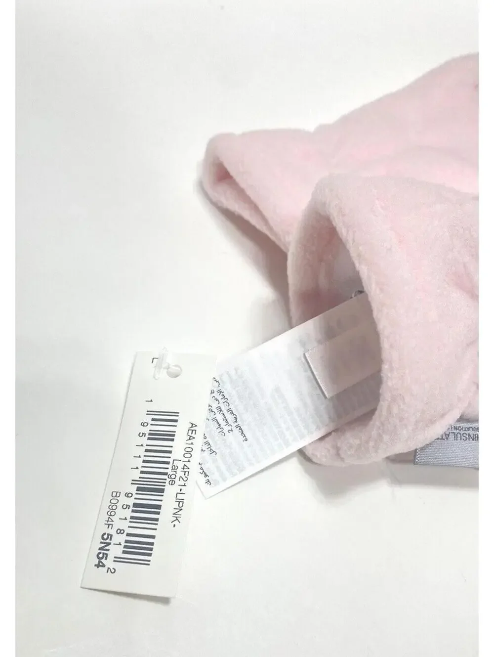 Women's Touch Screen Compatible Gloves, Pink Winter Gloves, Size Large New